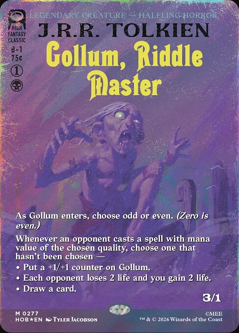 Gollum, Riddle Master - The Hobbit - 277