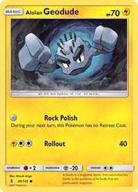 Alolan Geodude - SM - Guardians Rising - 40/145