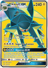 Vikavolt GX (Full Art) - SM - Guardians Rising - 134/145