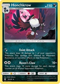 Honchkrow - SM - Guardians Rising - 79/145