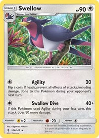 Swellow - SM - Guardians Rising - 104/145