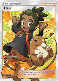 Hau (Full Art) - SM - Guardians Rising - 144/145
