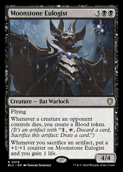Moonstone Eulogist - Bloomburrow Commander - 19