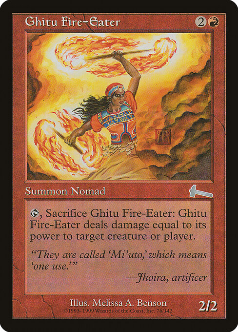 Ghitu Fire-Eater - Urza's Legacy - 76