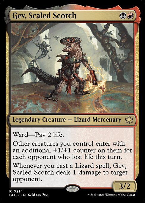 Gev, Scaled Scorch - Bloomburrow - 214
