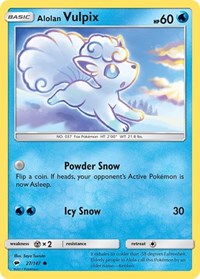 Alolan Vulpix - SM - Burning Shadows - 27/147