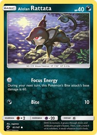 Alolan Rattata - SM - Burning Shadows - 81/147