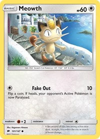 Meowth - SM - Burning Shadows - 101/147