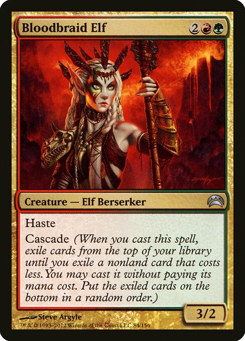 Bloodbraid Elf - Planechase 2012 - 84
