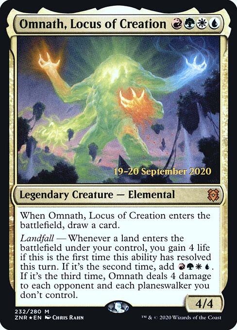 Omnath, Locus of Creation - Zendikar Rising Promos - 232s