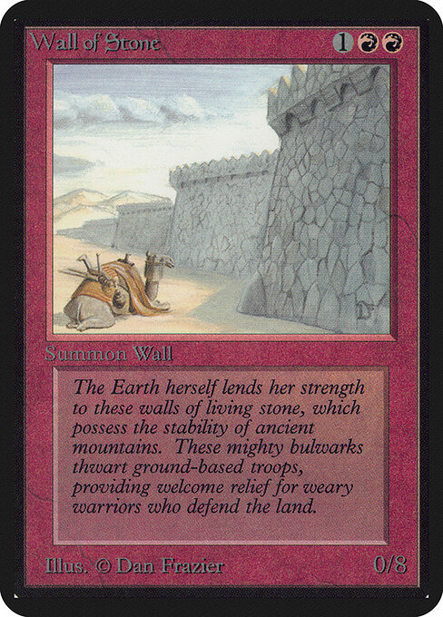 Wall of Stone - Limited Edition Alpha - 182