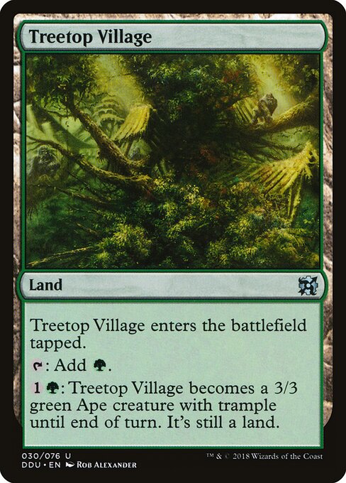 Treetop Village - Duel Decks: Elves vs. Inventors - 30