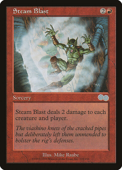 Steam Blast - Urza's Saga - 219