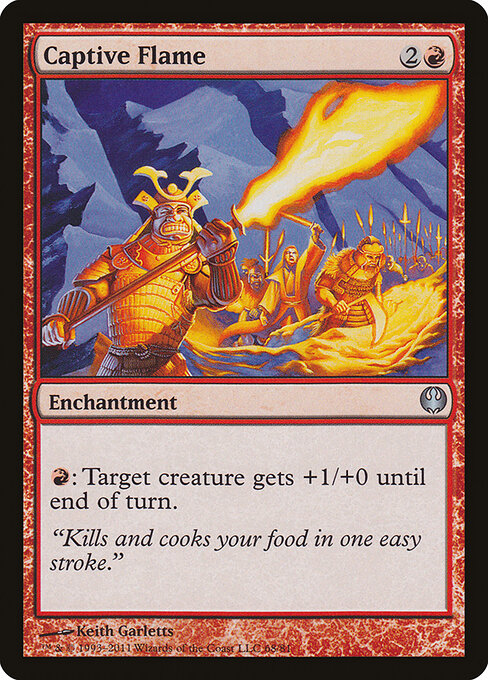 Captive Flame - Duel Decks: Knights vs. Dragons - 68