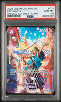 USO-HACHI SPECIAL ALTERNATE ART 2025 ONE PIECE OP10-ROYAL BLOOD PSA 10