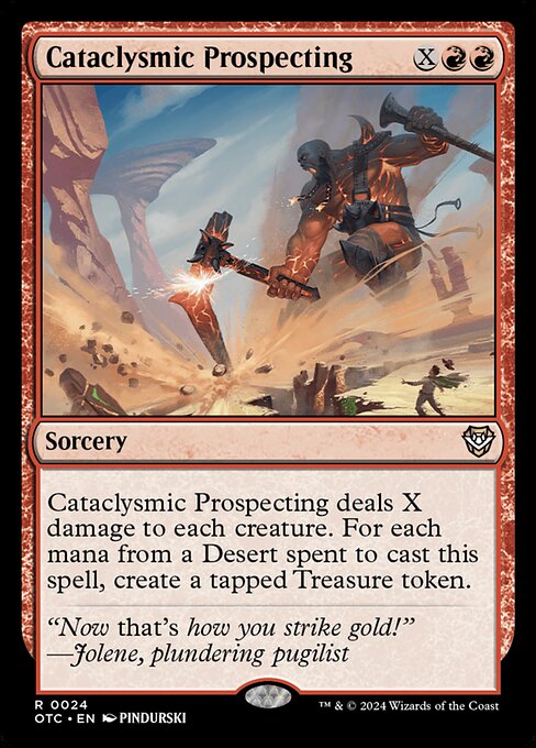Cataclysmic Prospecting - Outlaws of Thunder Junction Commander - 24
