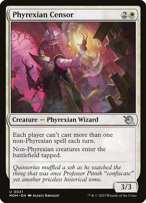 Phyrexian Censor - March of the Machine - 31