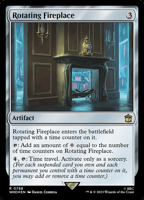 Rotating Fireplace - Doctor Who - 788