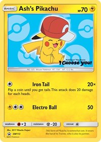 Ash's Pikachu - SM113 - SM Promos - SM113