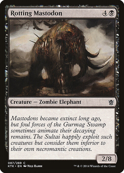 Rotting Mastodon - Khans of Tarkir - 87