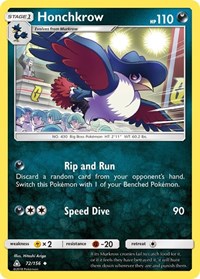 Honchkrow - SM - Ultra Prism - 72/156
