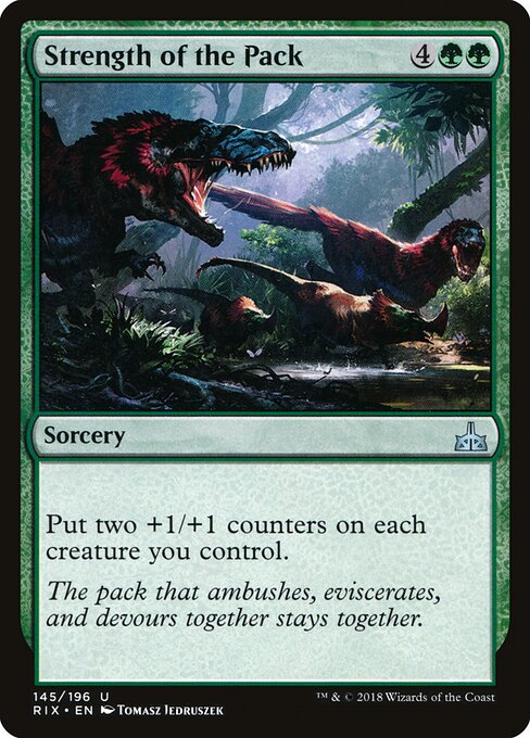 Strength of the Pack - Rivals of Ixalan - 145