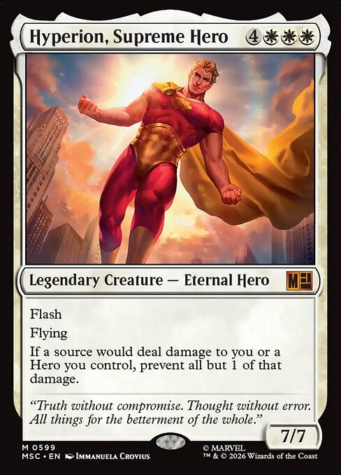 Hyperion, Supreme Hero - Marvel Super Heroes Commander - 599