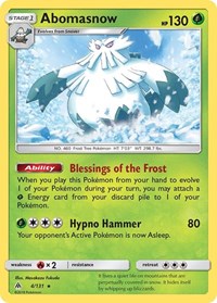 Abomasnow - SM - Forbidden Light - 4/131