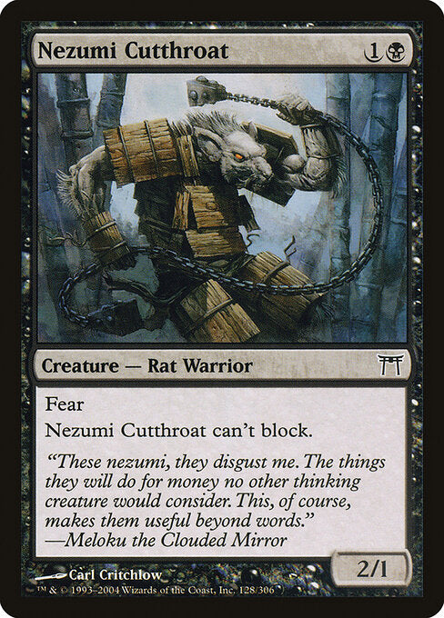 Nezumi Cutthroat - Champions of Kamigawa - 128
