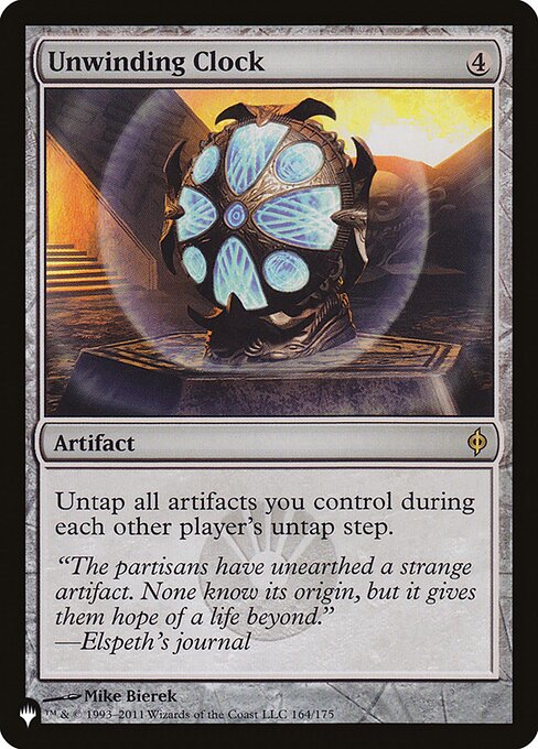 Unwinding Clock - The List - NPH-164