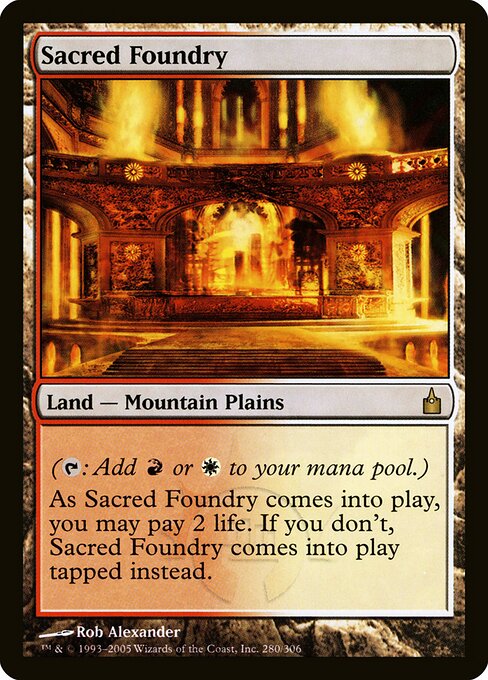 Sacred Foundry - Ravnica: City of Guilds - 280