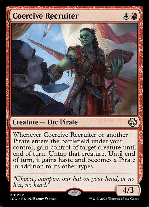 Coercive Recruiter - The Lost Caverns of Ixalan Commander - 222