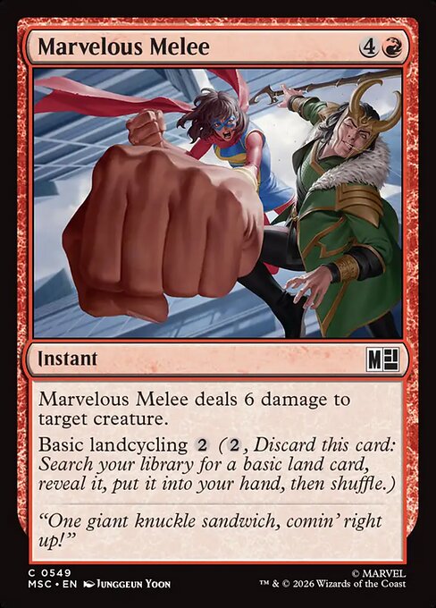 Marvelous Melee - Marvel Super Heroes Commander - 549