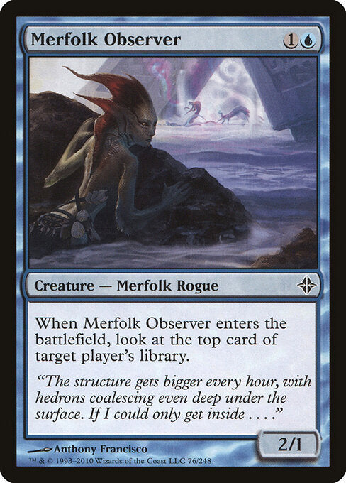 Merfolk Observer - Rise of the Eldrazi - 76