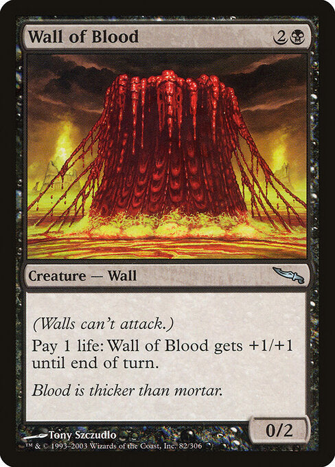 Wall of Blood - Mirrodin - 82