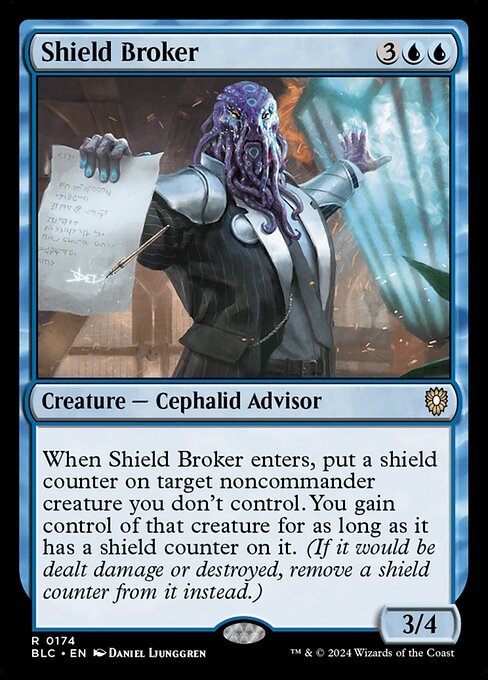 Shield Broker - Bloomburrow Commander - 174
