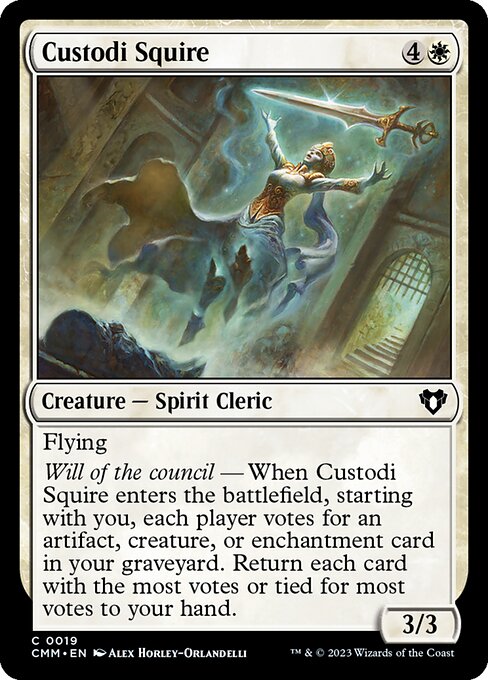 Custodi Squire - Commander Masters - 19