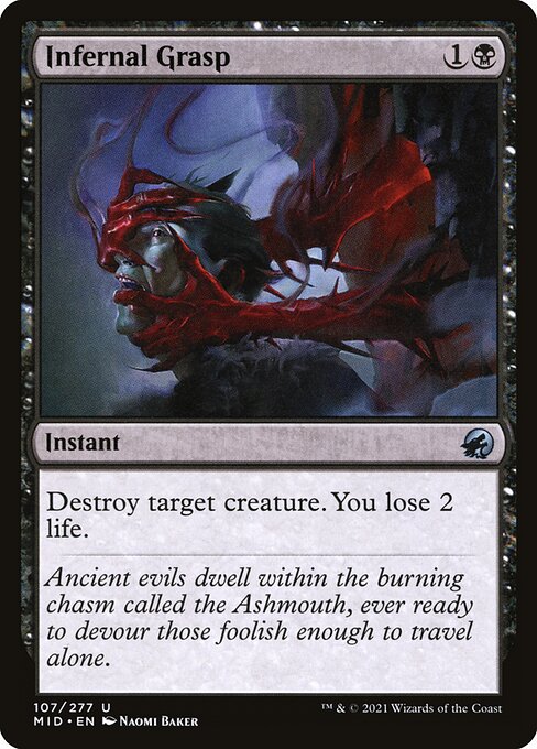 Infernal Grasp - Innistrad: Midnight Hunt - 107