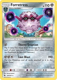 Forretress - SM - Lost Thunder - 124/214