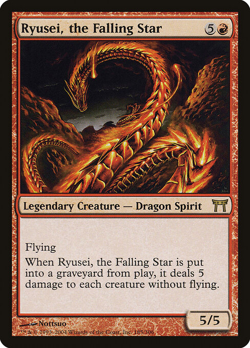 Ryusei, the Falling Star - Champions of Kamigawa - 185