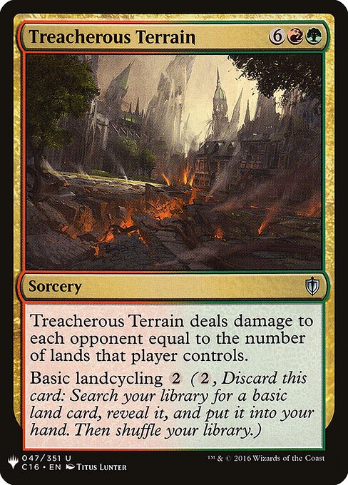 Treacherous Terrain - The List - C16-47