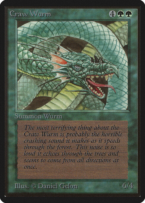 Craw Wurm - Limited Edition Beta - 191