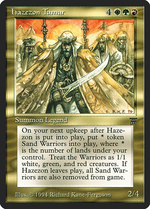 Hazezon Tamar - Legends - 230