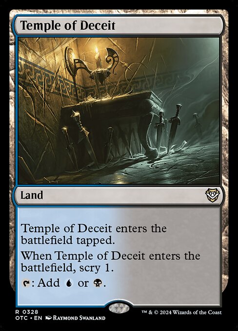 Temple of Deceit - Outlaws of Thunder Junction Commander - 328