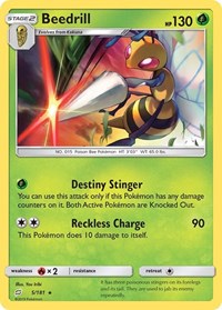 Beedrill - SM - Team Up - 5/181