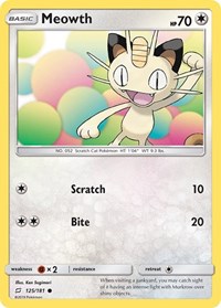 Meowth - SM - Team Up - 125/181