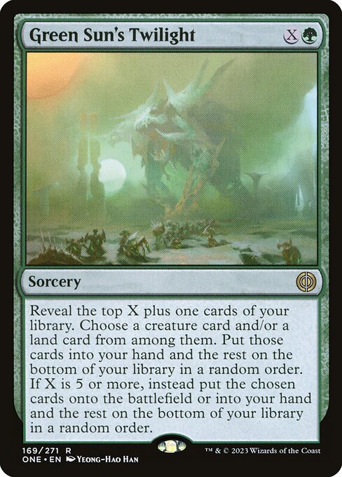 Green Sun's Twilight - Phyrexia: All Will Be One - 169