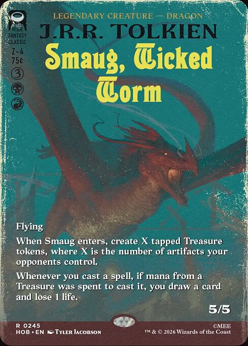 Smaug, Wicked Worm - The Hobbit - 245