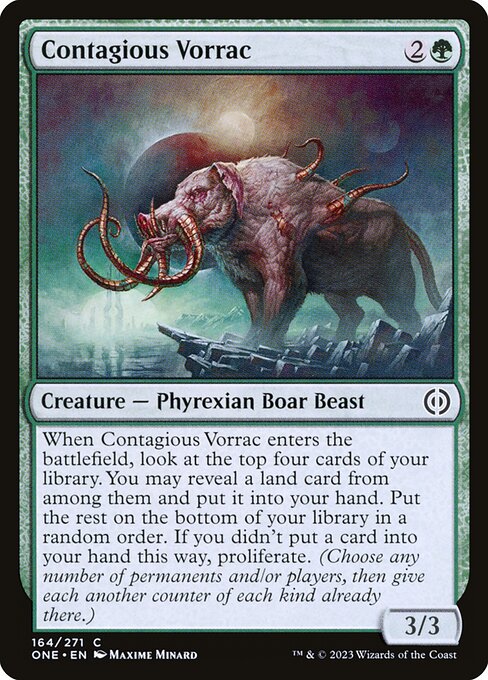 Contagious Vorrac - Phyrexia: All Will Be One - 164