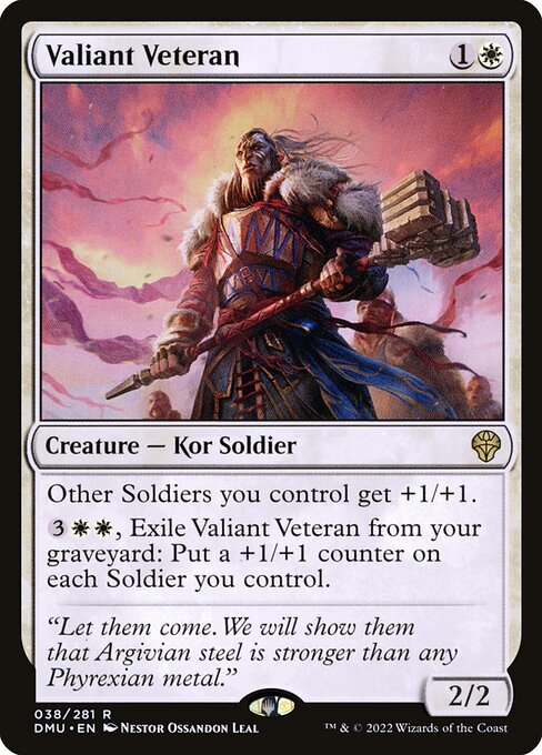 Valiant Veteran - Dominaria United - 38